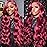 Fongly 200% Density 30Inch 99j Burgundy Lace Front Wigs Human Hair 13x6 Body Wave Lace Front Wigs Human Hair Pre Plucked Glueless Red Wig Wine Red Lace Front Wigs HumanHair Wigsfor Women