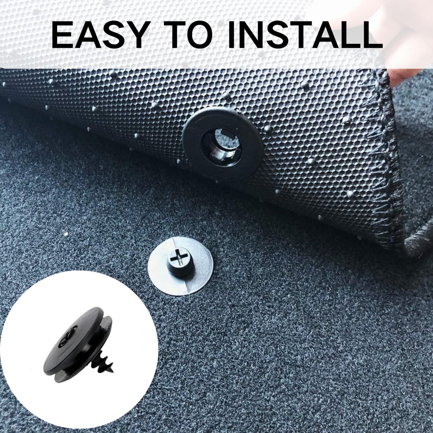 8 Pièces Supports De Retenue Pour Tapis De Sol De Voiture Universels