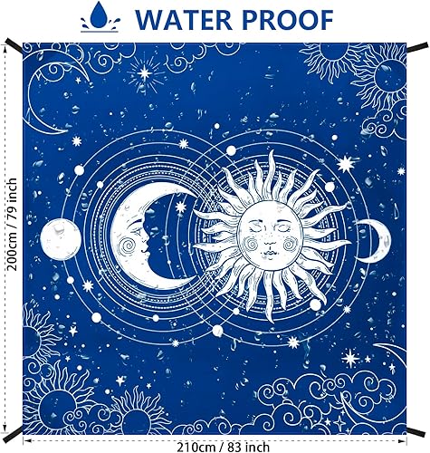 Miniatura 2 de Manta de playa a prueba de arena, extra grande, para adultos, impermeable, de secado rápido, libre de arena, hecha de poliéster de alta calidad con