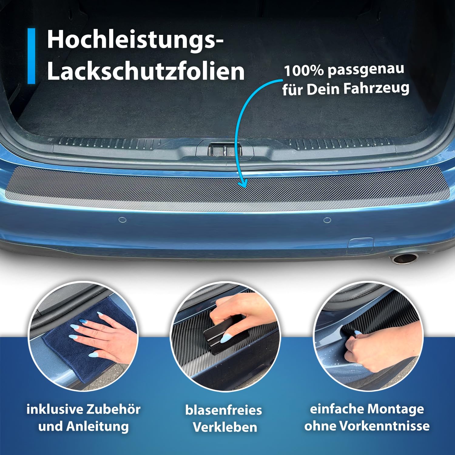 set di protezione verniciatura per carrozzeria adatto per Peugeot Traveller 2016-2025 (minibus a 5 porte): pellicola protettiva per porta di carico, protezione per l'ingresso della porta e