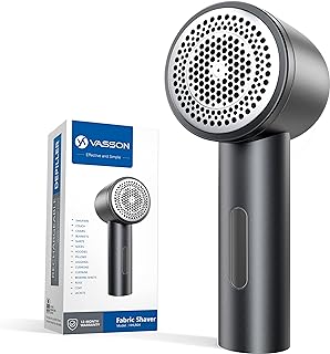 VASSON Lint Shaver, Debobbler, Lint Shaver, Bobble Remover, Fabric Shaver, Debobbler Clothes Shaver, Clothes Bobble Remover, Defuzzer for Clothes, Fuzz Remover for Clothes (Dark Grey)