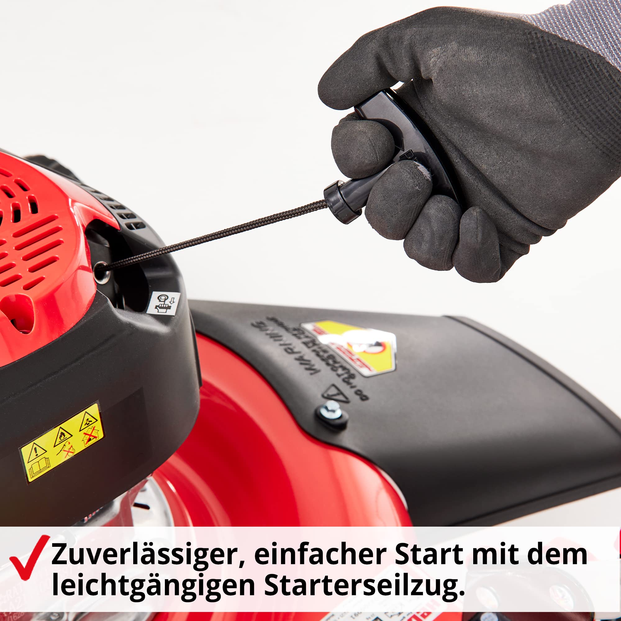 HECHT Benzin Mulchrasenmäher 51 cm – 4-Takt mit Seitenauswurf | Benzinrasenmäher ohne Fangkorb mit Mulchfunktion, Seitenauswurf und 4-Takt Motor – für Rasen im Garten