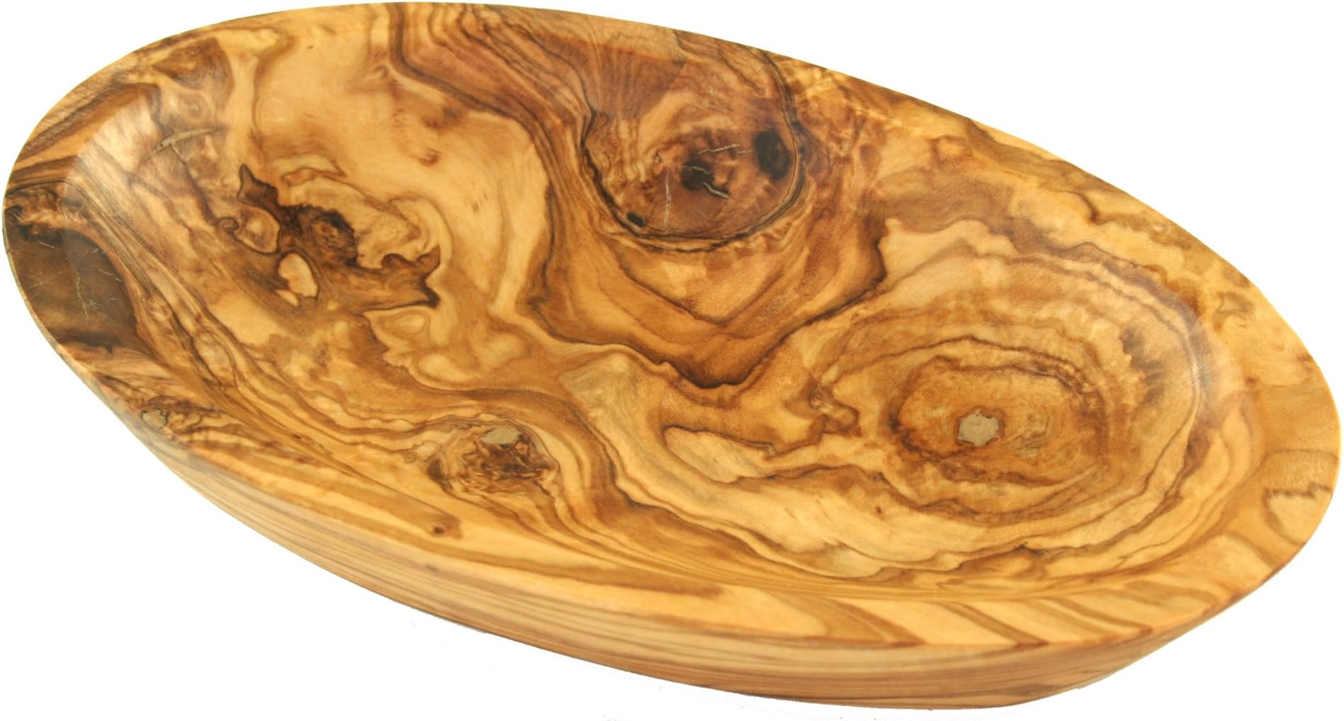 D.O.M. Schale Oval Rustikal Aus Olivenholz (10-11 Cm