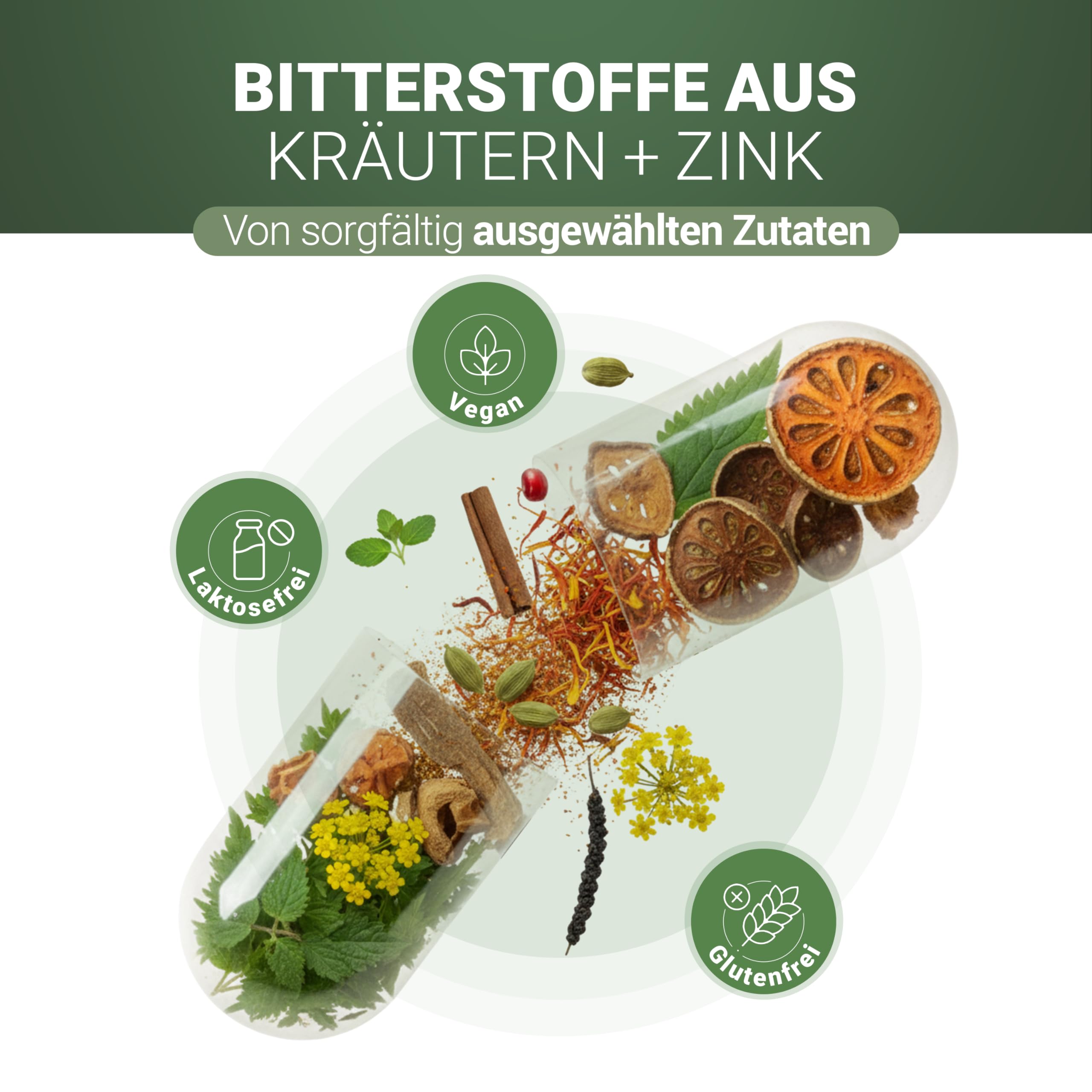 60 Kapseln - Stoffwechsel-Komplex mit Zink, Artischocke & Löwenzahn - Für Fettstoffwechsel & Säure-Basen-Haushalt - Bitterstoffe, vegan, tibetische Rezeptur