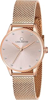 Carlington Analog Watches for Women with mesh Strap - CT 2009