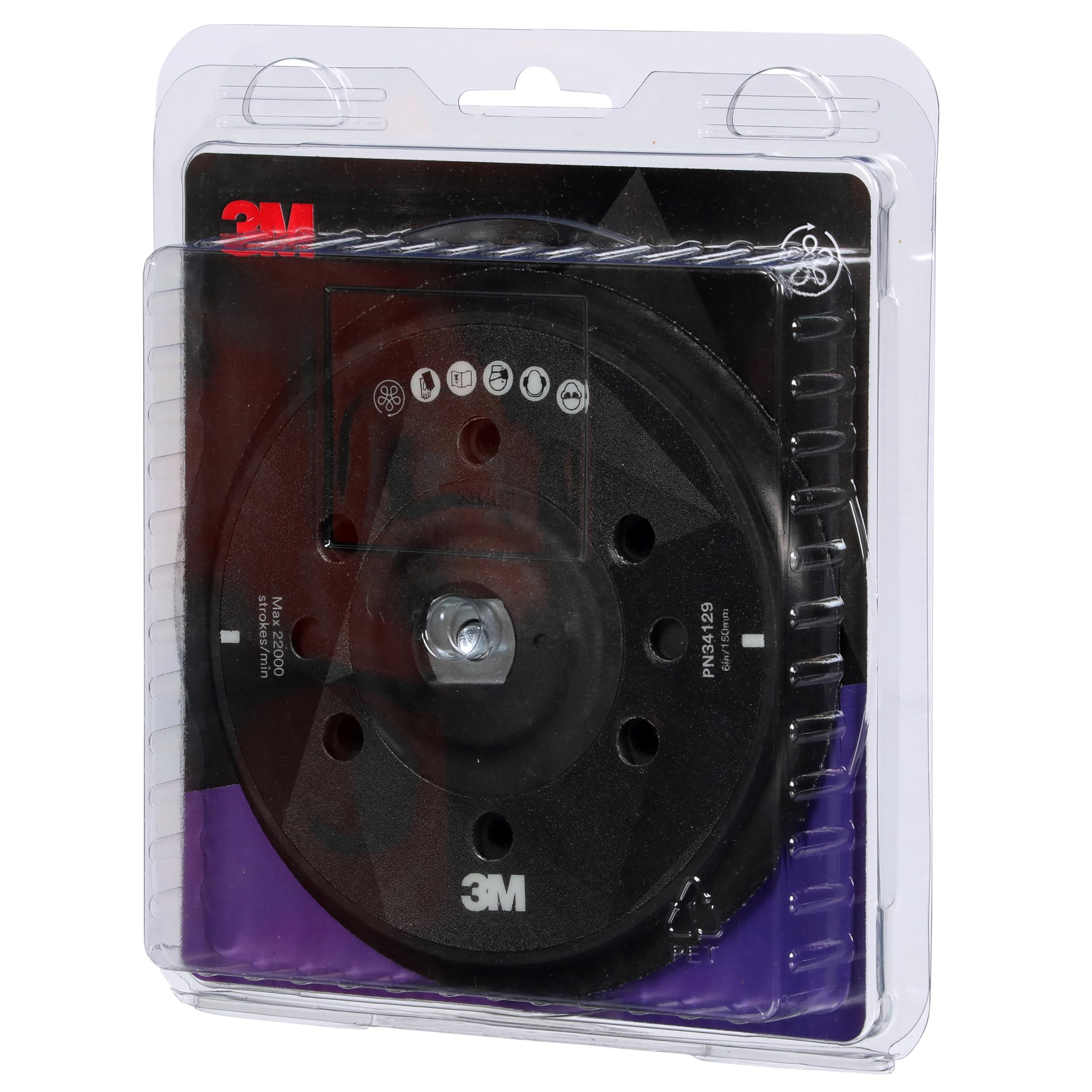Platorello per lucidatrice rotorbitale 3M Perfect-It, 150 mm (6 in), 34129