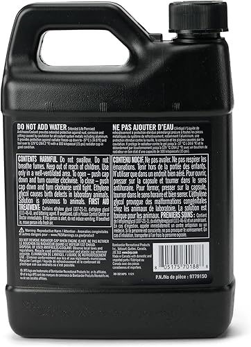 Miniatura 2 de Can-Am OEM XPS Refrigerante premezclado de vida extendida (naranja) - 1 cuarto de galón, 9779150