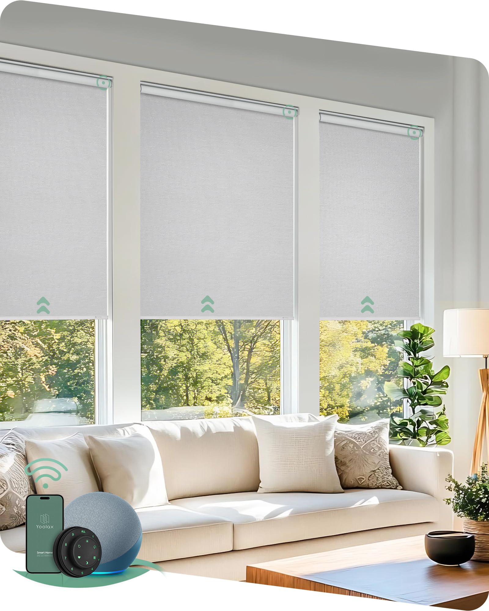 Amazon.com: Yoolax Motorized Blinds with Remote, Smart Blinds for