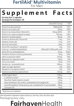 Fairhaven Health FertilAid for Men, MotilityBoost, and Countboost Combo | Fertility Supplements for Men | Male Fertility Supplement with Conception for him Prenatal Vitamin