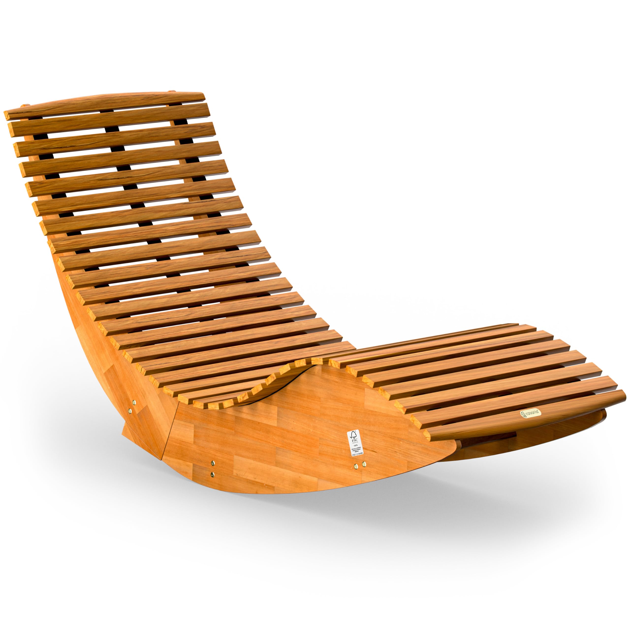 Casaria Ligstoel Hawai - 2 Stuks /4 Standen UV-Bestendig - Antraciet