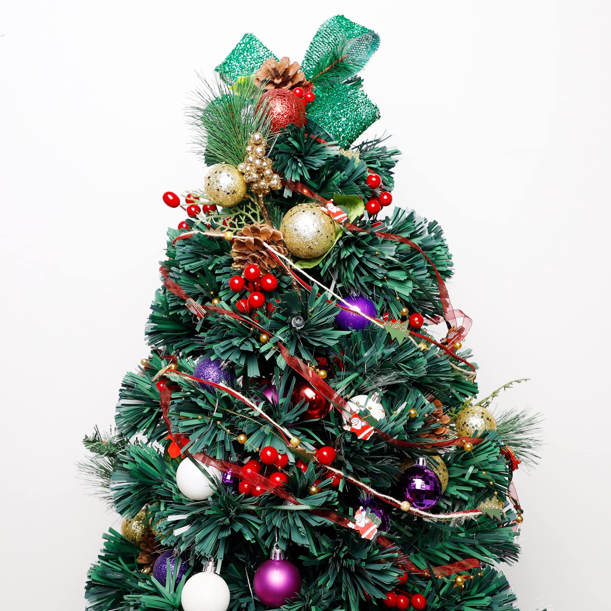 Winemana3 Pack 16 Ft Christmas Beads Ribbon Christmas Tree