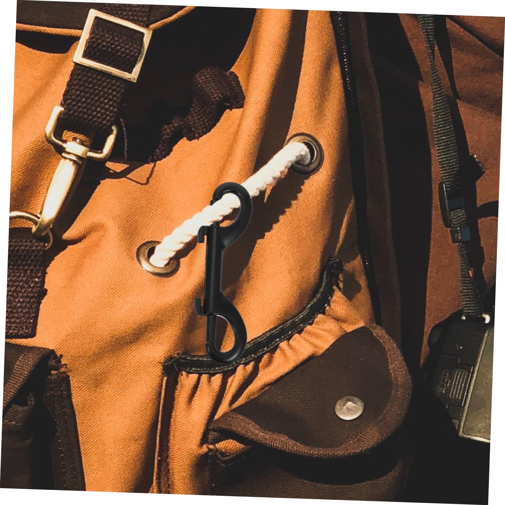 FUNOMOCYA 4pcs Double Ended Bolt Snaps Hook Bolt Snaps Double Ended Hook Rope End Fixing Buckle Belt Trigger Snap Hooks Trigger Chain Metal Clips Hooks for Horses Bolt Snap Hooks Iron