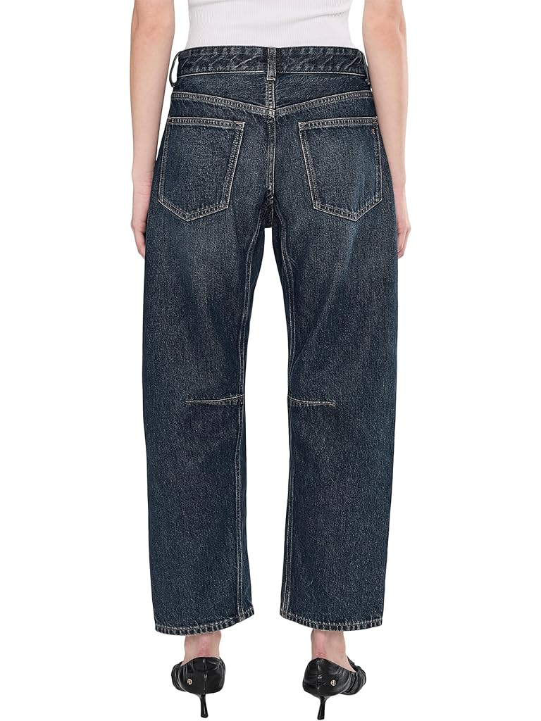 Blue Madewell Darted Barrel Leg Jeans in Danver Wash
