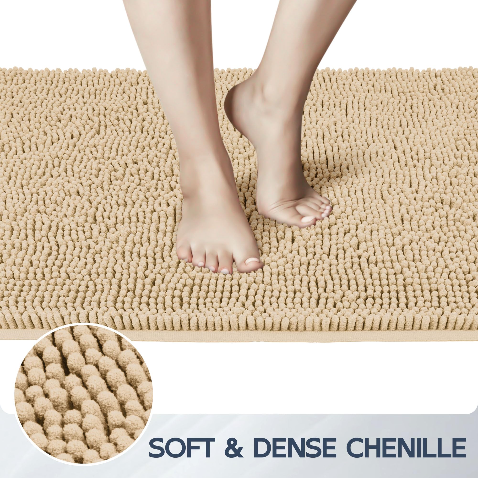 Hunde-Fußmatte für schlammige Pfoten, 121,9 x 91,4 cm, saugfähiger Chenille-Teppich für Läufer für Hunde, großer Läufer, Schlamm, Hunde, Schmutzfang, waschbar, rutschfest, für drinnen und