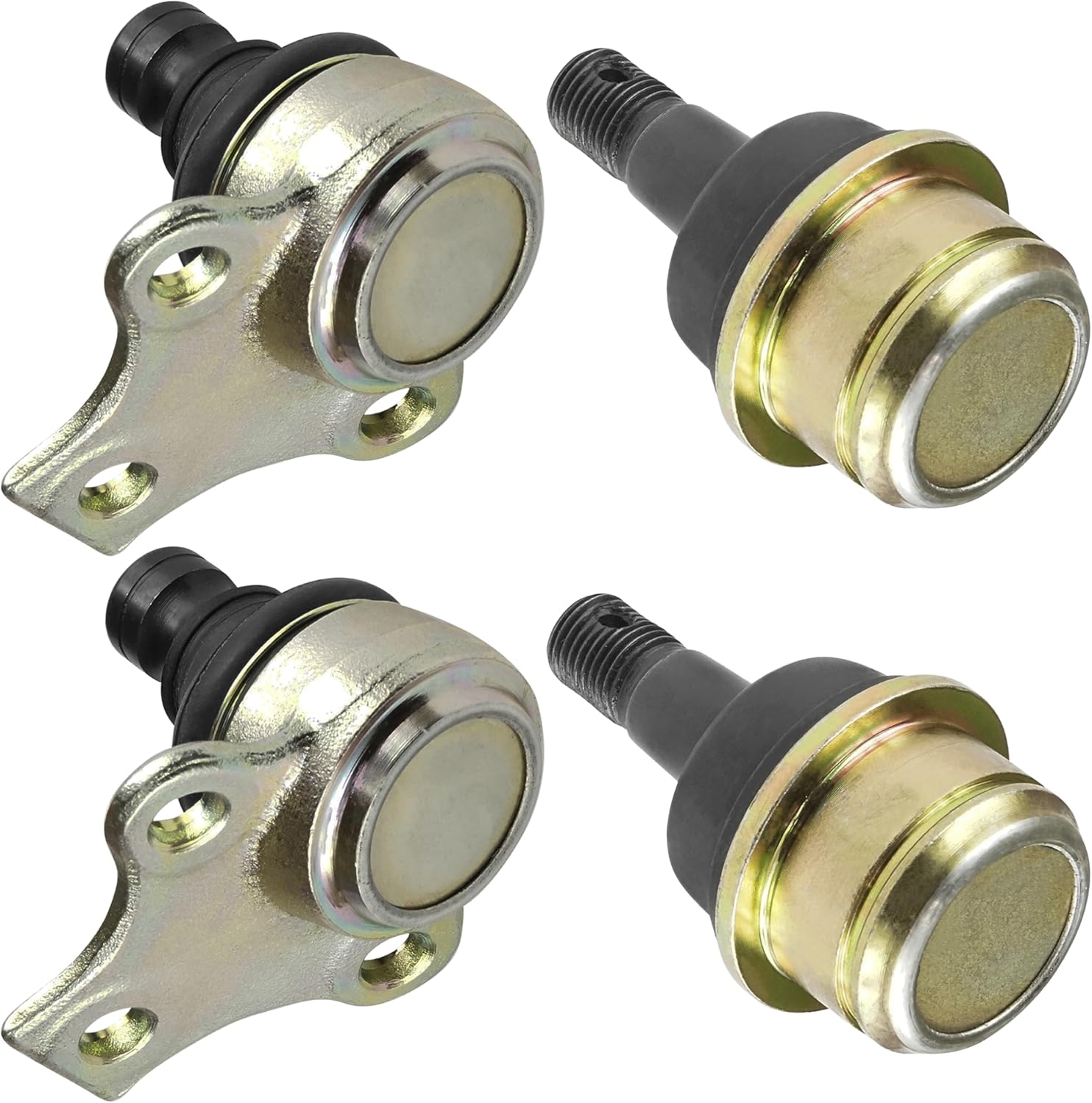 Caltric 4 Upper Lower Ball Joints Compatible With Can-am Outlander Max 800 800R EFI 4X4 2006 2007 2008 2009 2010 2011 2012