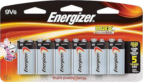 Energizer 9V pilas alcalinas 6Count disponible en Yaxa Colombia
