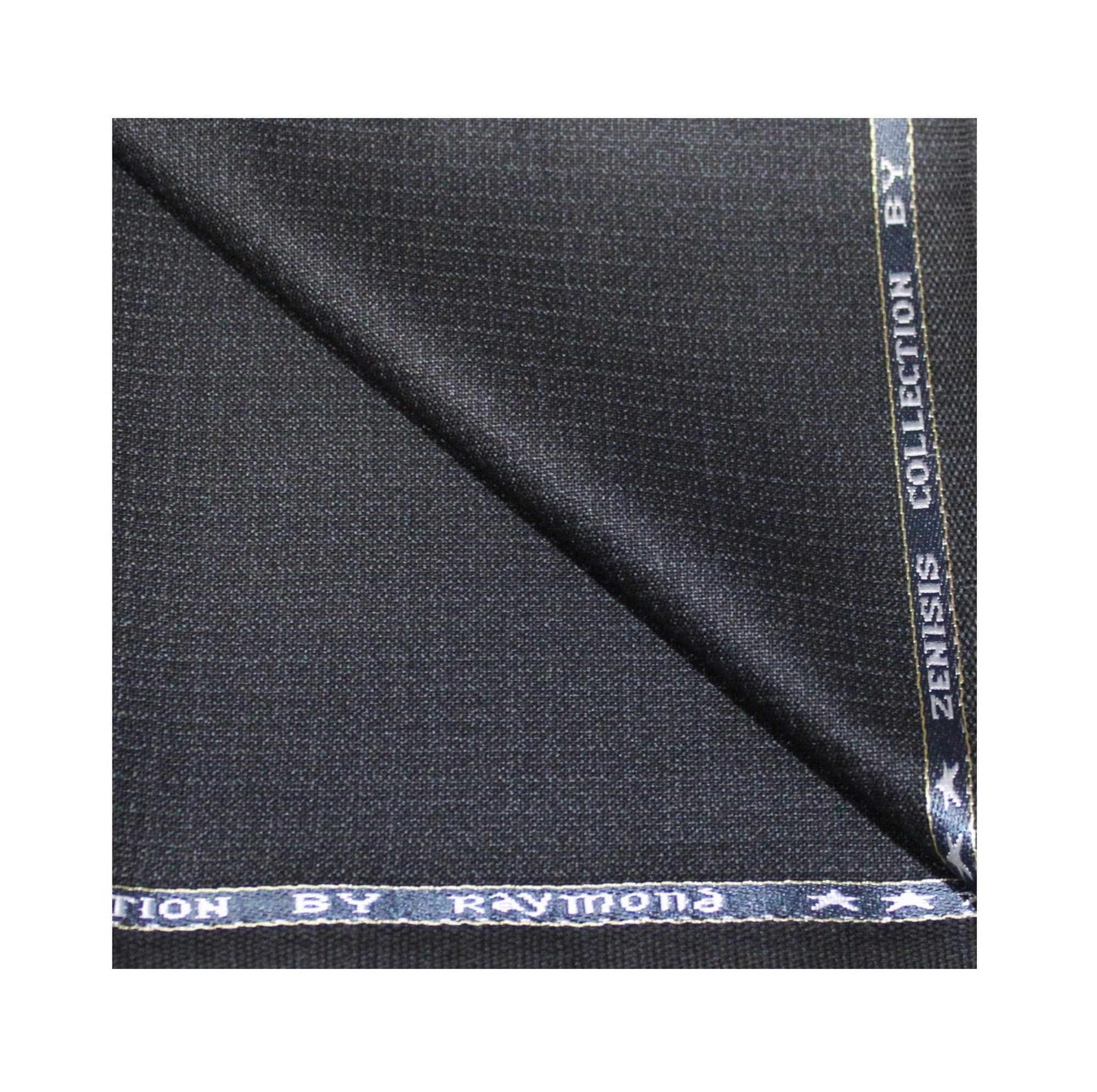 Men's Poly Viscose Solid Unstitched Trouser Fabric 1.30m(Free Size)