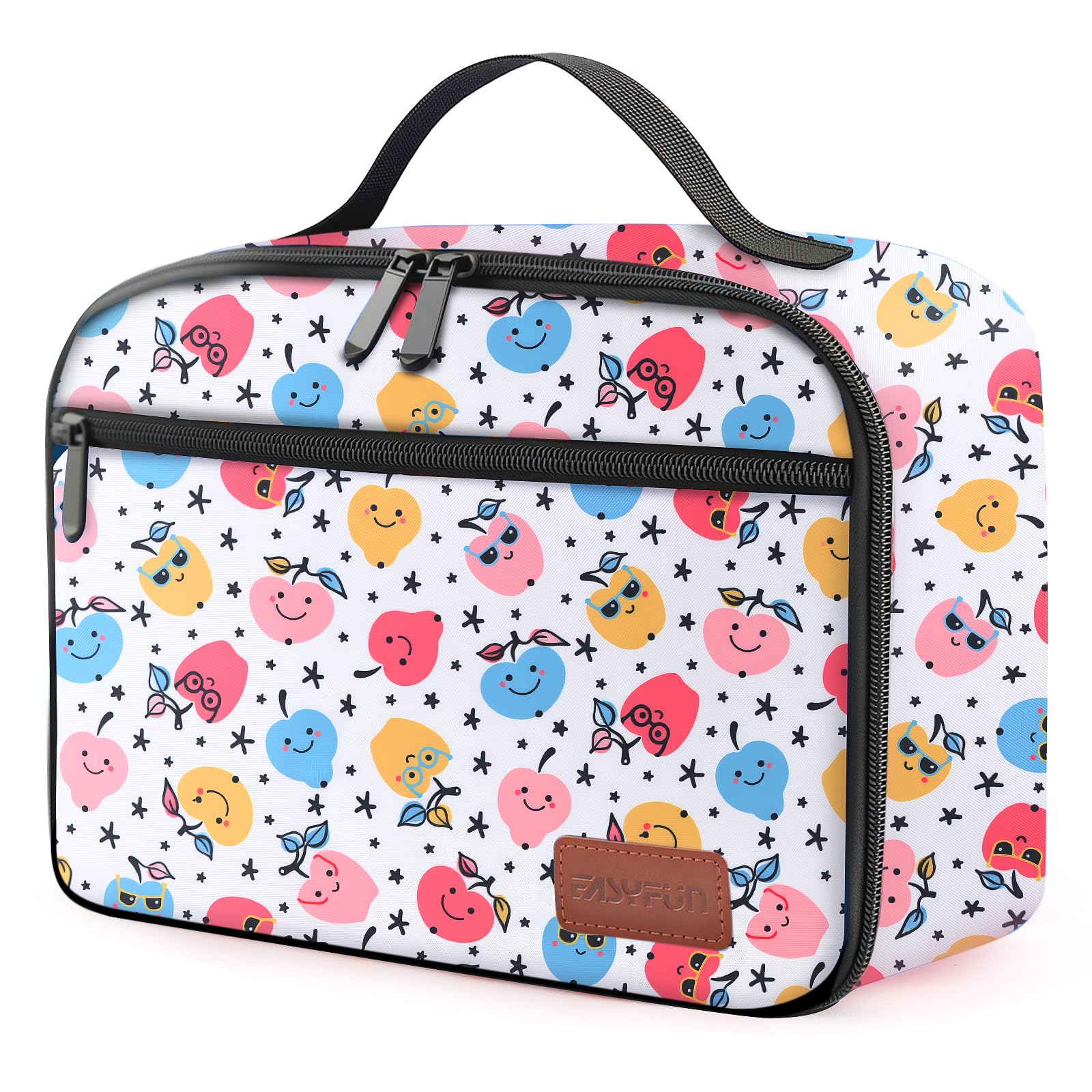 Lunch Box Kids Insulated Lunch Bag for Women Men Cooler Reusable Cute Lunch Containers for Boy Girls Adults