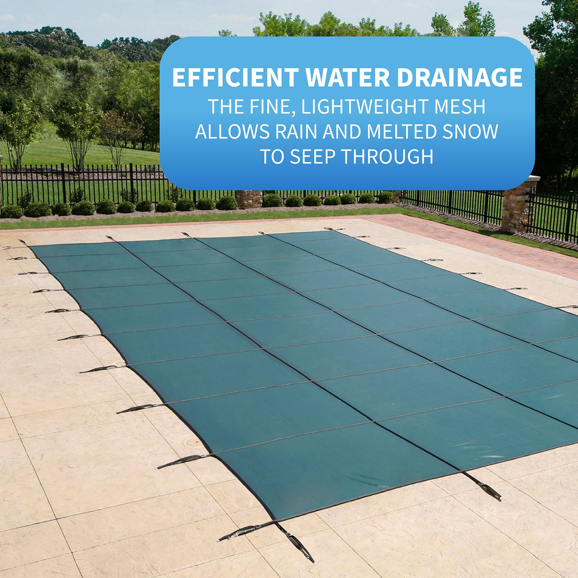 Blue Wave Filet Para-feuilles Pour Bâche De Piscine Hors-terre De 4 6 M 15 Pi De Diametre