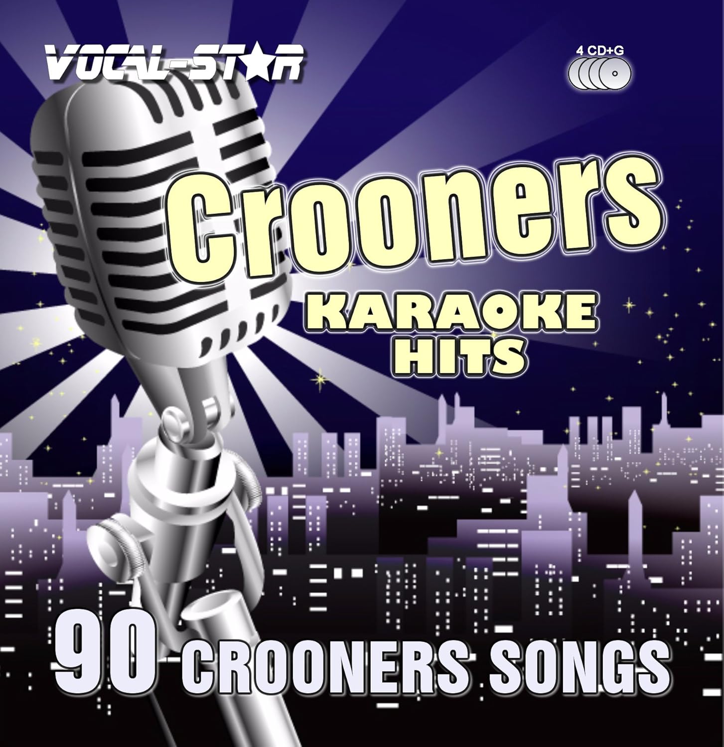 Vocal-Star Karaoke Crooners / Swing Hits CDG CD G Disc Set – 90 Songs ...