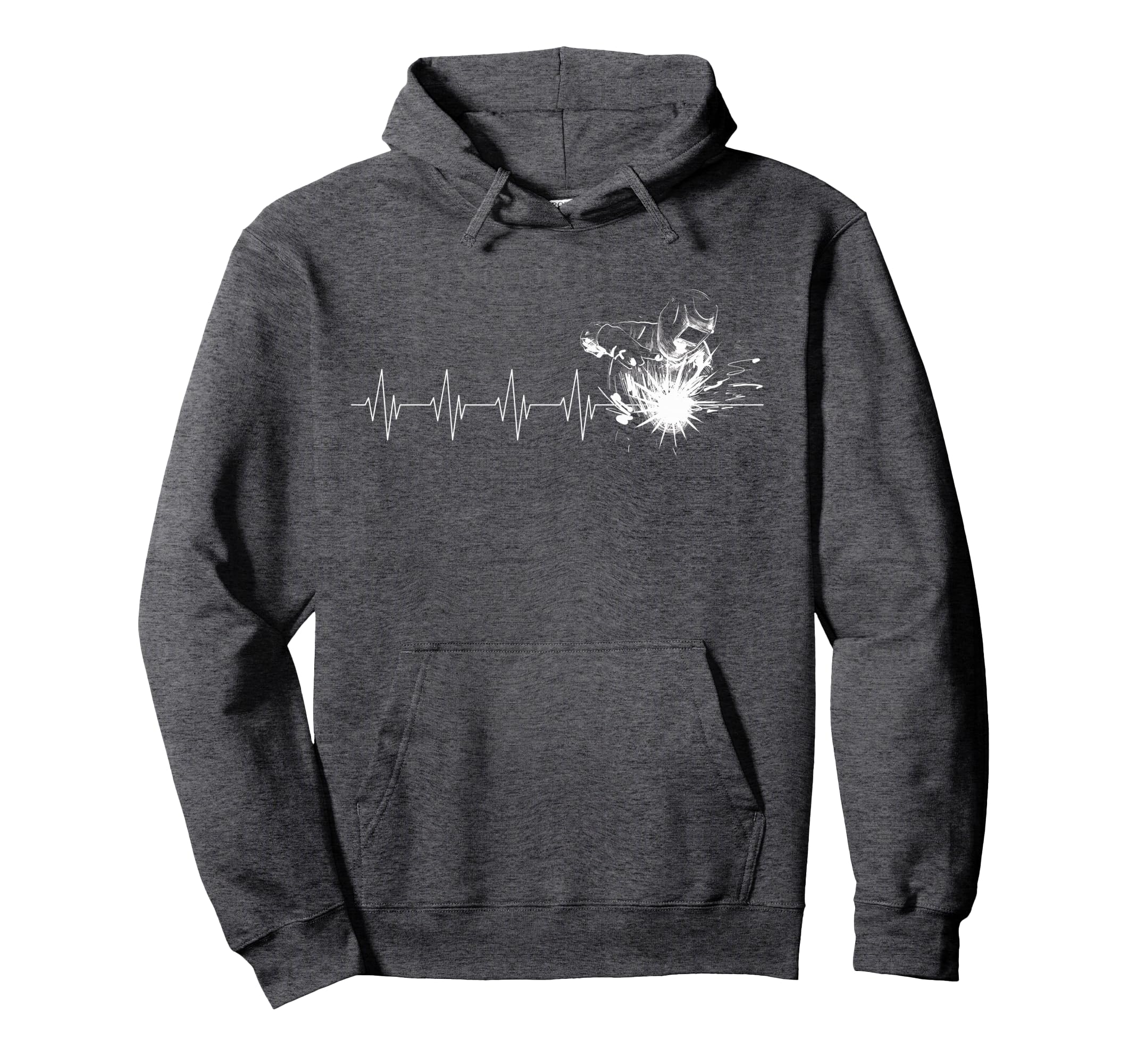 Welder Heartbeat Welders Welding Pullover Hoodie