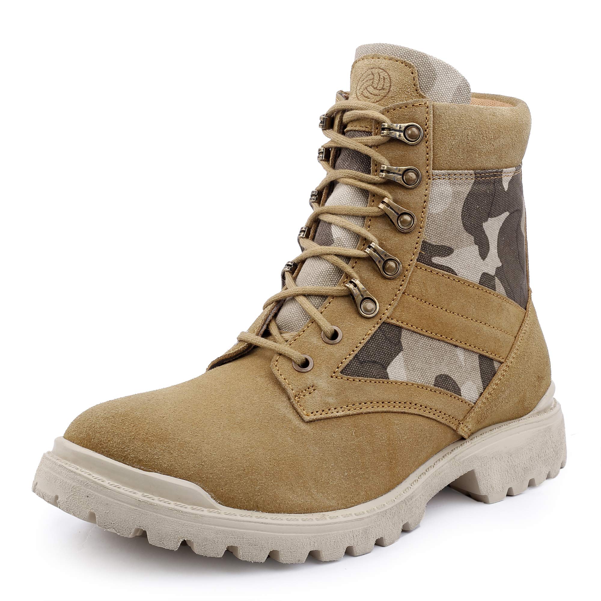Bacca Bucci Mens Leather Suede Speed Lace Tactical Light Weight Military Jungle Boots (Tan), 6 UK (B0917Y5JRY) Amazon Price History, Amazon Price Tracker