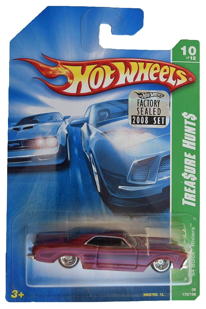 ホットウィール スーパートレジャーハント '64 リヴィエラ リビエラ ホットウィール '64ビュイック・リビエラ : ミニカーのレビュー