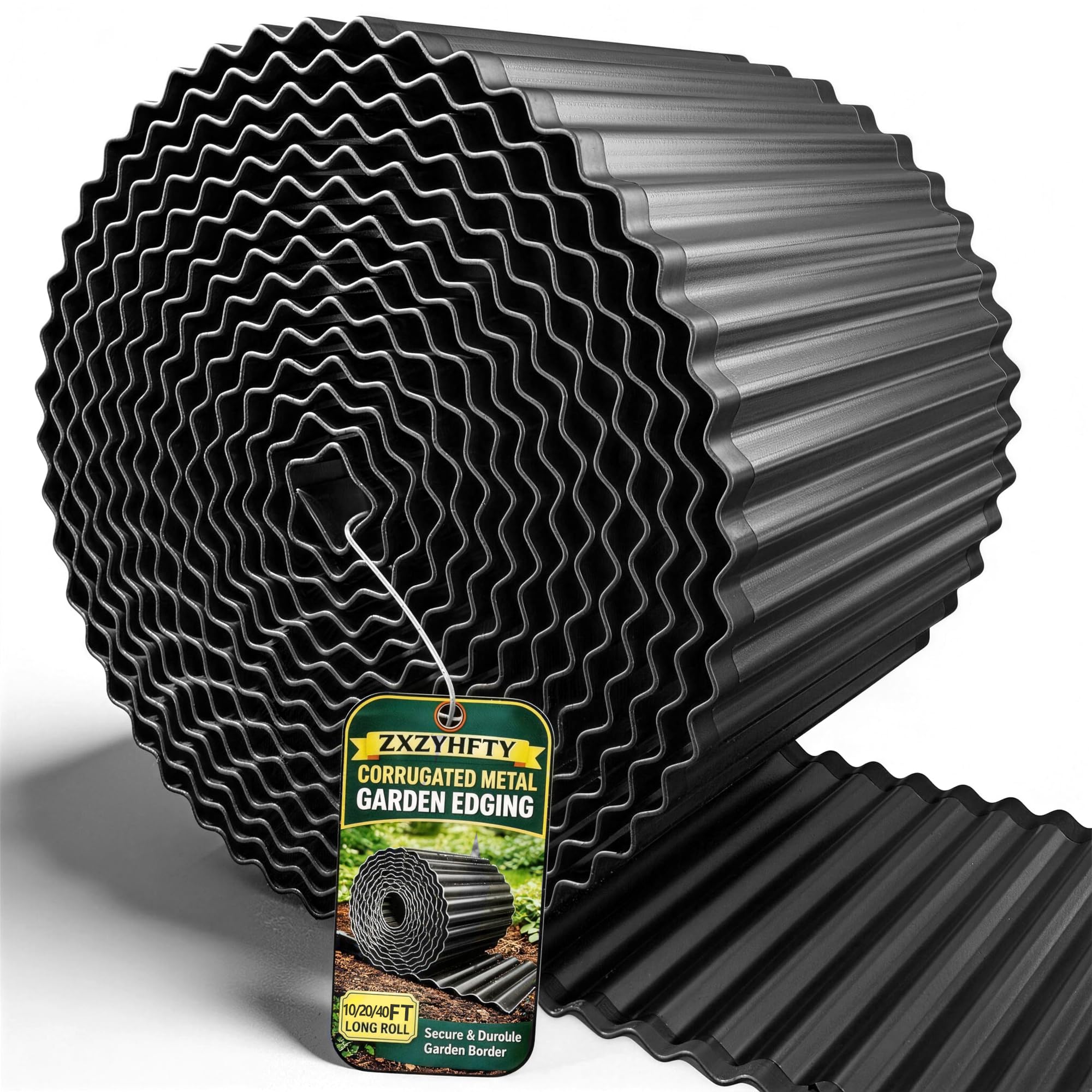 ZXZYHFTY Corrugated Metal Garden Edging