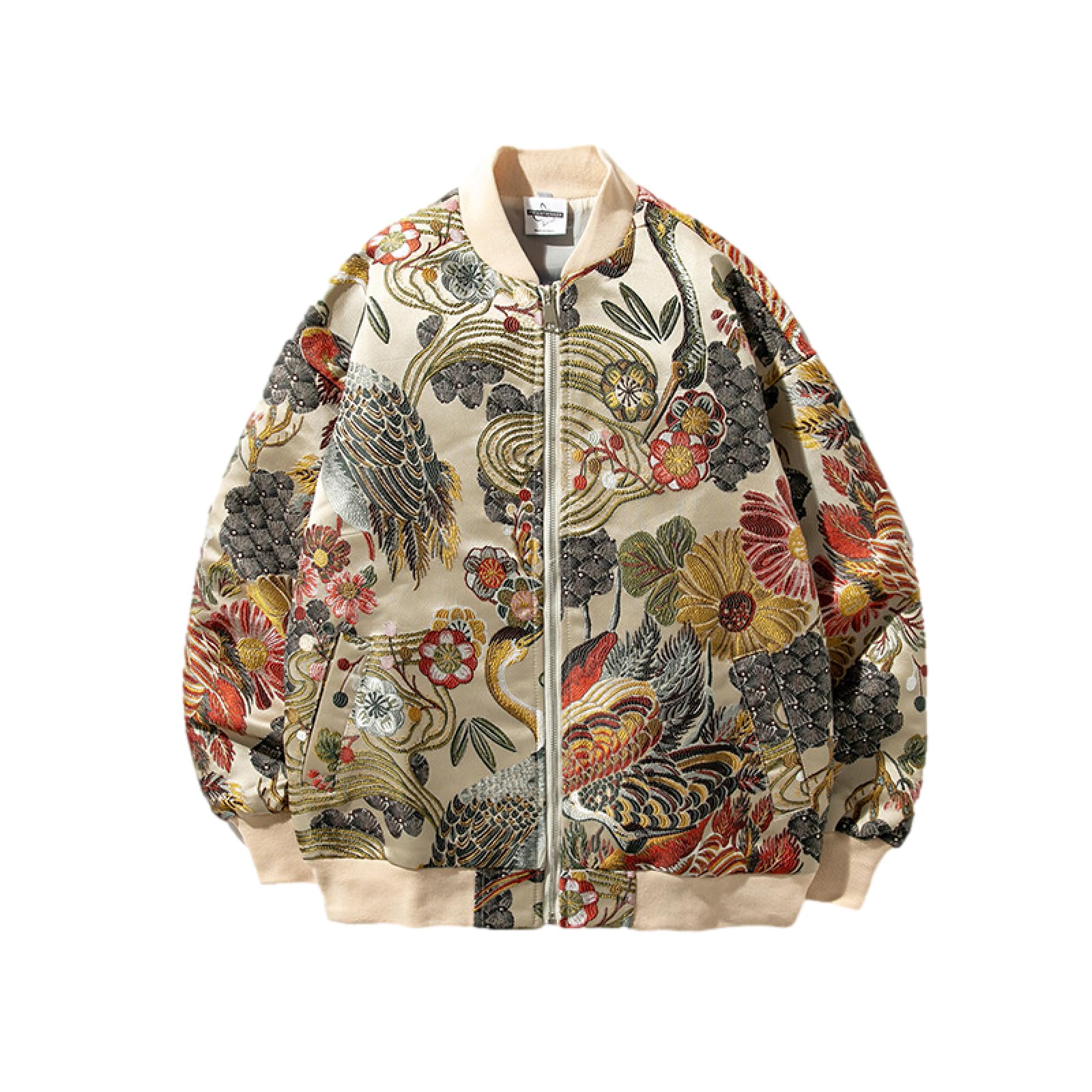 Loeay Mens Casual Jacket Japanese Embroidery Men Jacket Coat Man Hip Hop Streetwear 2019 Autumn New Bomber Jacket Coat Men Clothes 5XL