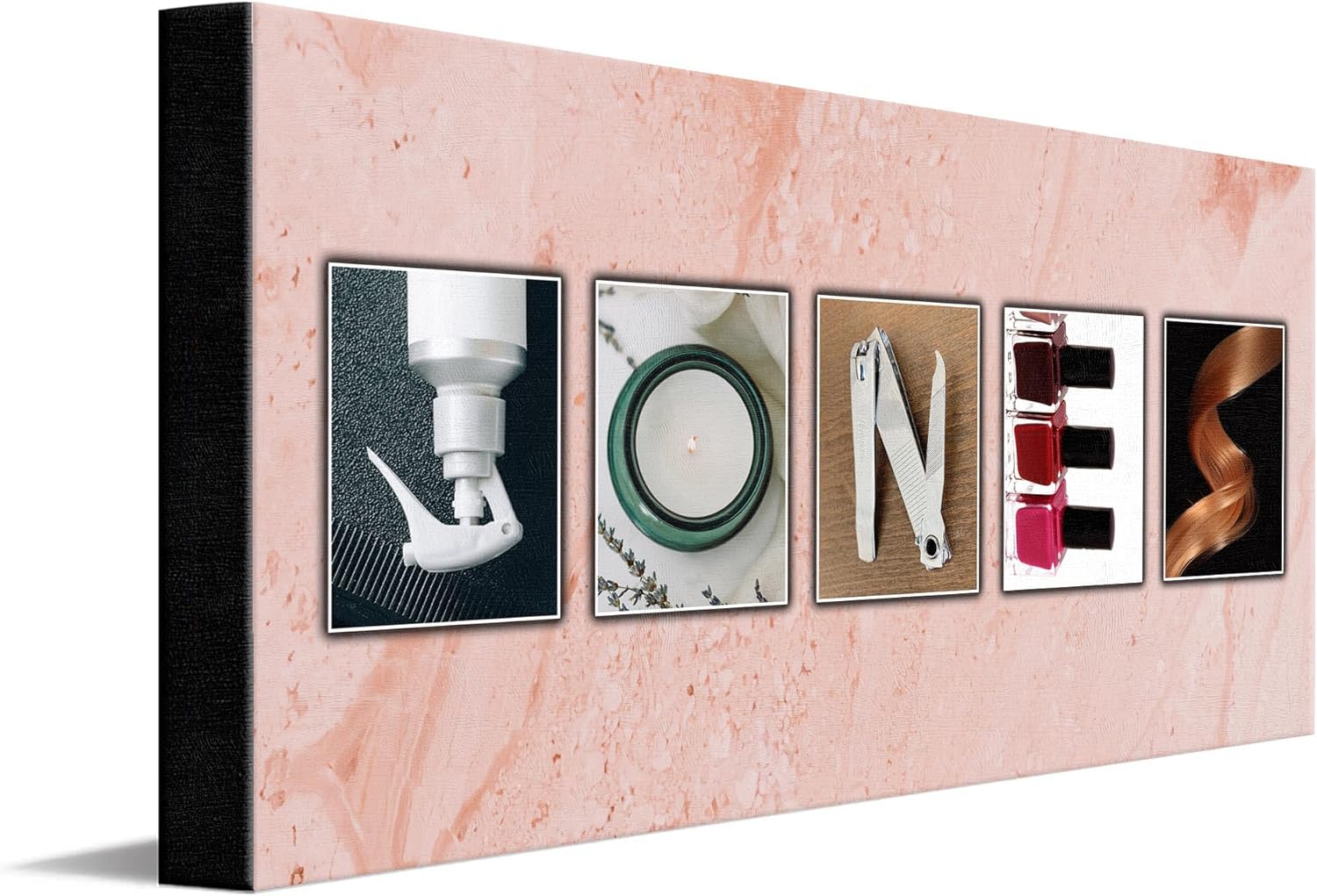 Personal-Prints FIREFIGHTER Personalized Name Art Décor or Gift for the Fireman or Firewoman |Customized Firefighter Wall Art Gift (6"x18" Stretched Canvas)