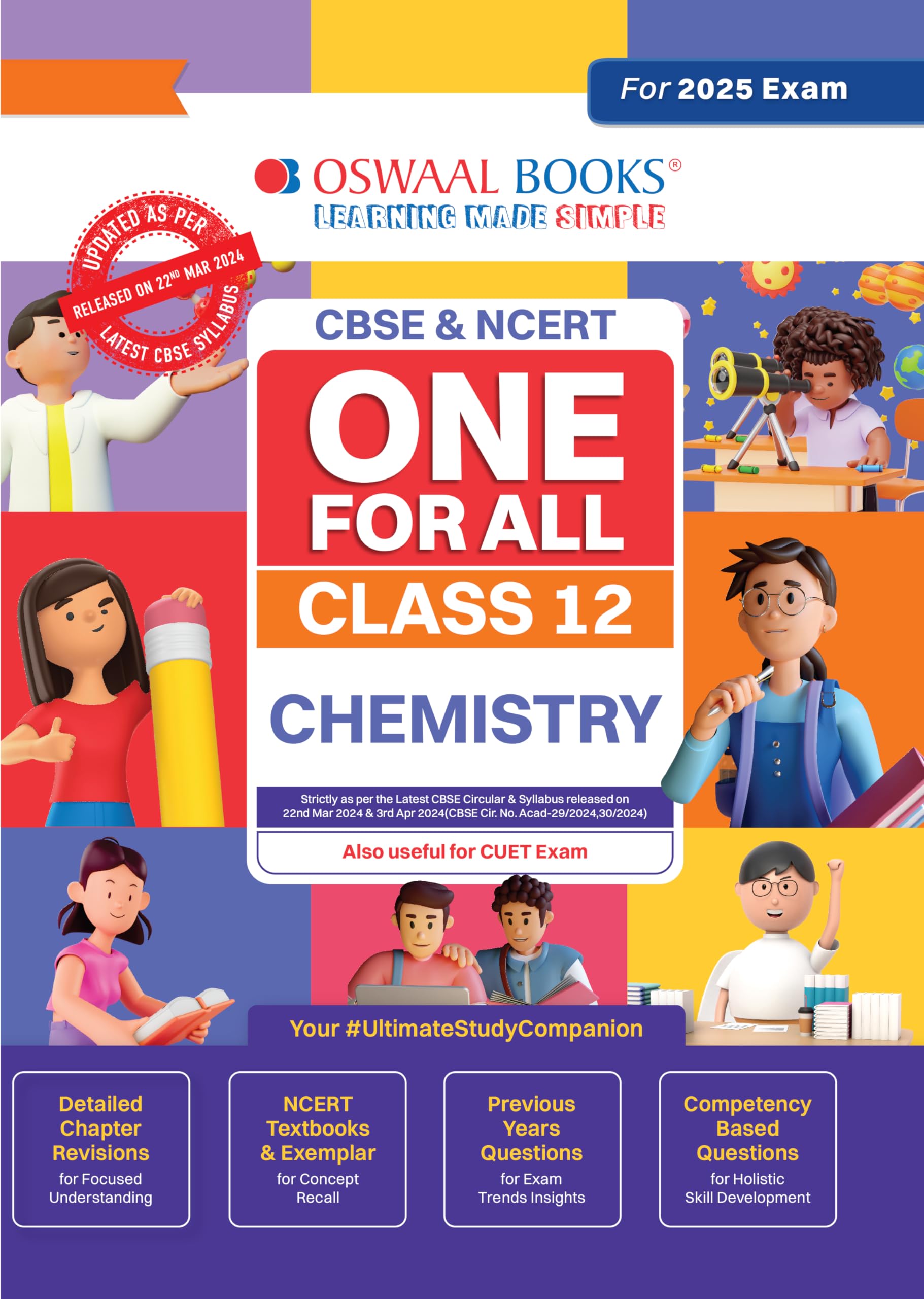 Oswaal CBSE & NCERT One For All | Class 12 Chemistry For 2025 Board ...