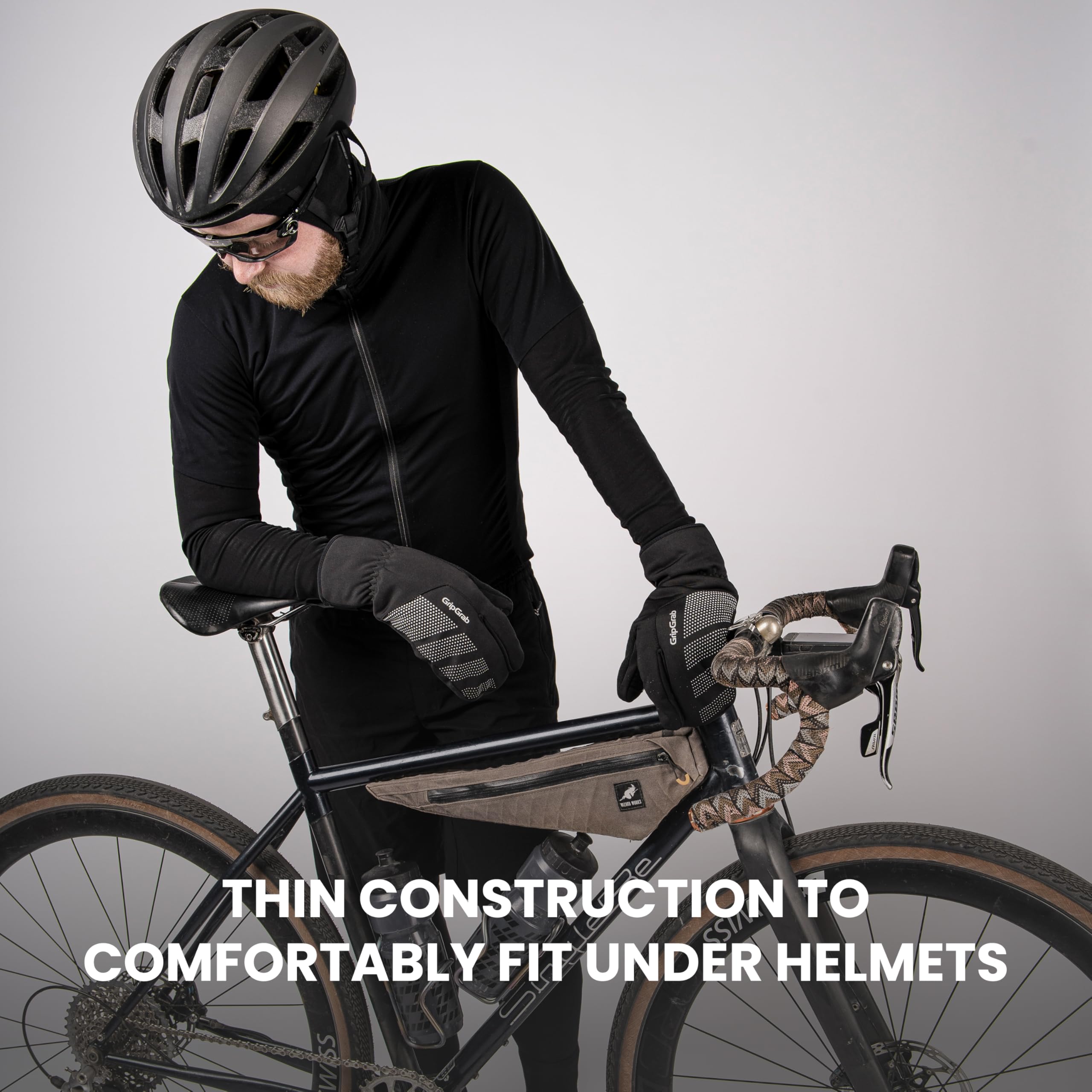 GripGrab Kominiarka rowerowa, zimowa, termiczna, polarowa, maska na twarz, miękka, ciepła