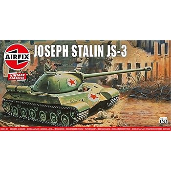 Airfix Vintage Classics Set Joseph Stalin JS3 Russian Tank 104 Pieces
