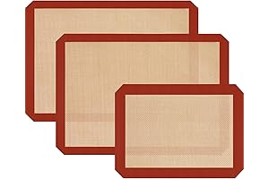 Silicone Baking Mats, 3-Pack: Your Ultimate Baking Companion