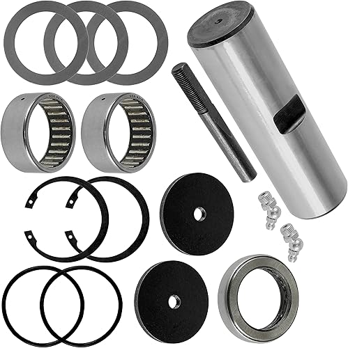 Miniatura 7 de Caltric Kit de pines King compatible con carcasa retroexcavadora 480D 480C 580C 580D 580D 580E 586E ranura central D103156