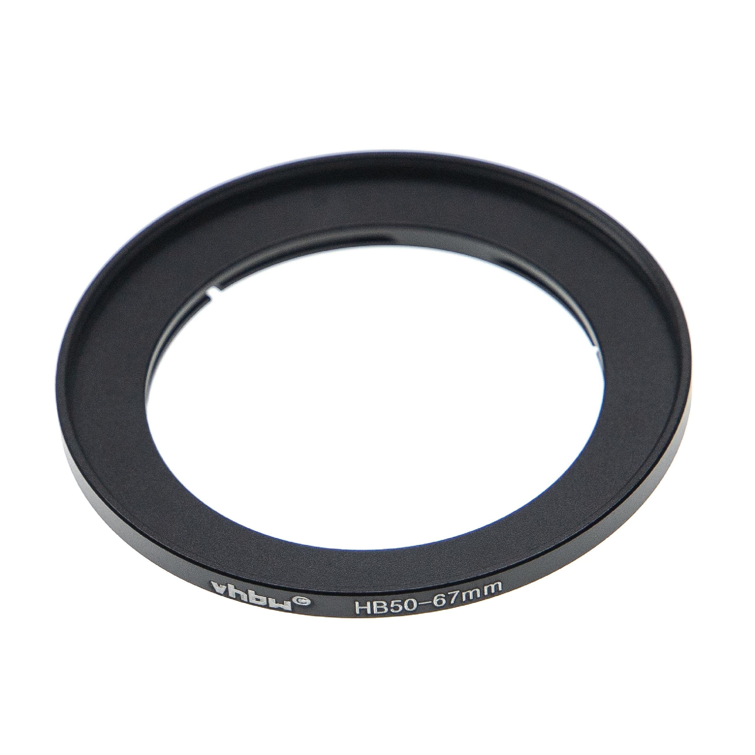 vhbw Bague d'adaptation pour Filtre 67 mm Compatible avec Hasselblad B50 baïonnette objectifs d'appareil Photo, Reflex numérique - Noir-Mat