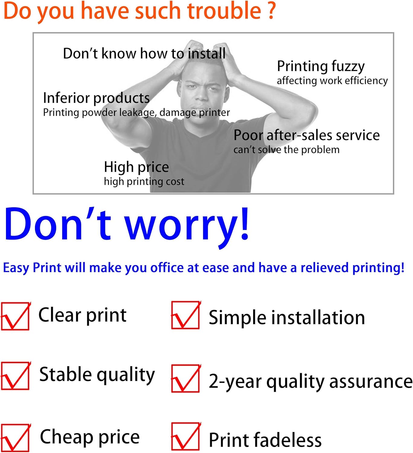 EASYPRINT (5-Pack Combo) Compatible 3039xxl Ink Cartridges Replacement for Brother LC3039xxl Used for MFC-J5845DW MFC-J5845DWXL MFC-J5945DW MFC-J6545DW MFC-J6545DWXL MFC-J6945DW, (2B, 1C, 1M, 1Y)