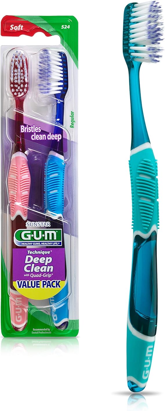 GUM Technique Deep Clean Toothbrush Compact Soft Soft