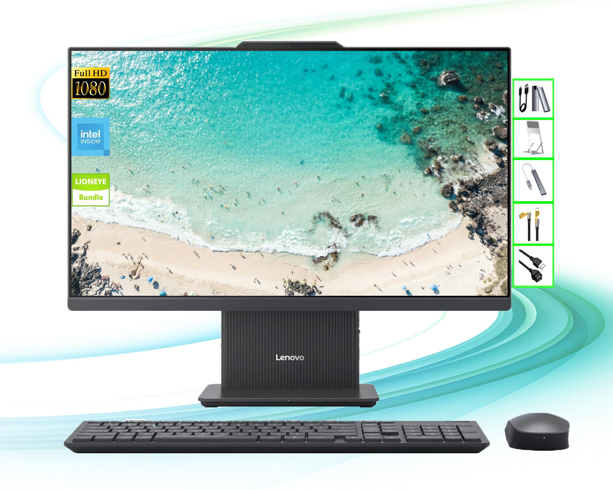 美品！Lenovo ideacentre Win10一体型PC オールインワン 楽天市場】Lenovo IdeaCentre A340 23.8インチ 液晶一体型 AIO