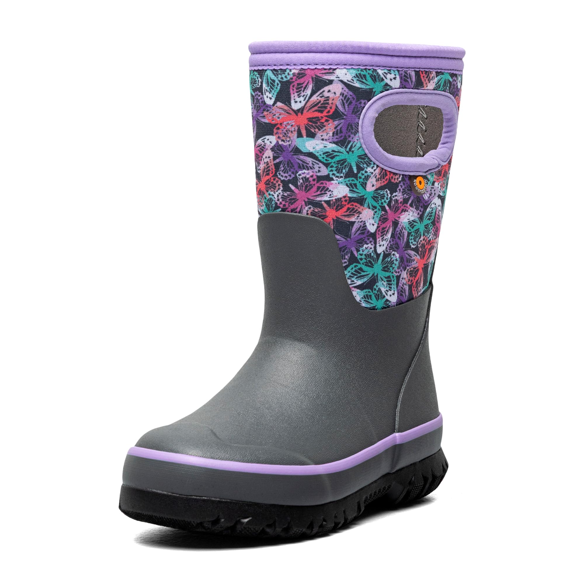 BOGS Grasp Kids Waterproof Rain Boots, Insulated Winter Snow Boots