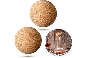 Sustainable Eco-Friendly Natural Cork Ball Oak Wine Bottle Corks Oak Stopper Perfect...