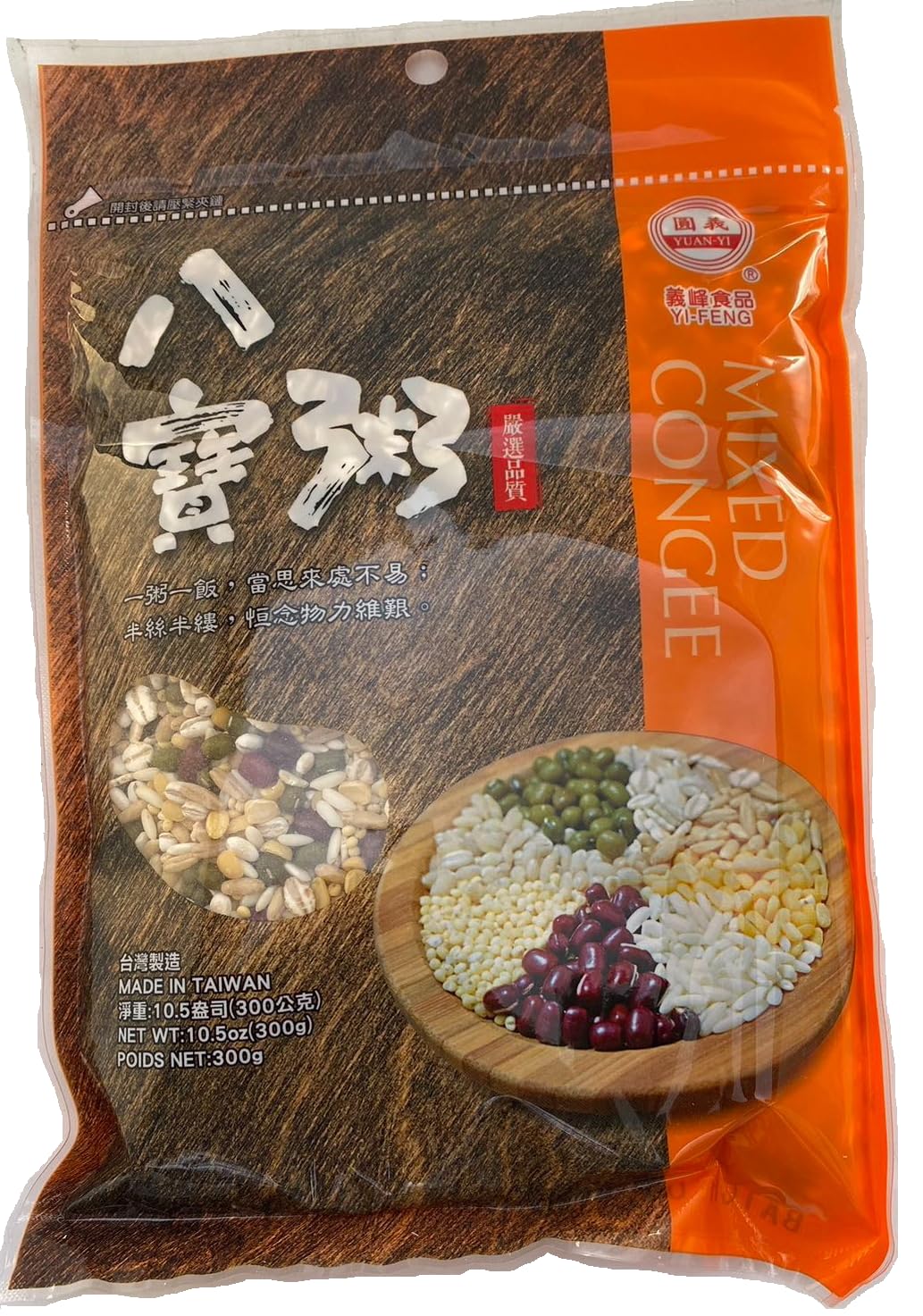 Yi Feng Gachas Mixtas 八寶粥 10.5 oz 1 Paquete