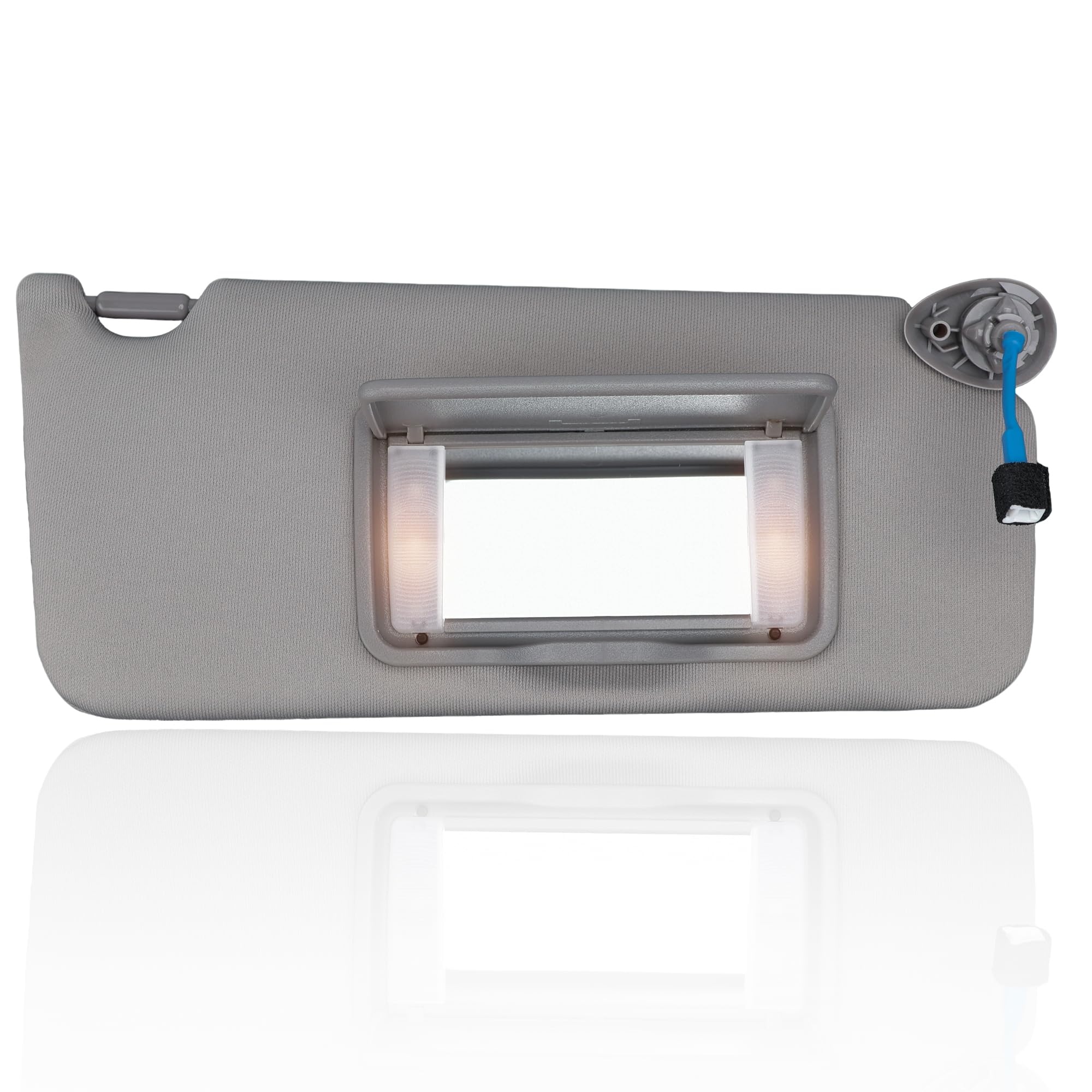 Photo 1 of EKLN Sun Visor for Car Right Passenger Side Gray Sun Visor with Mirror and Light, Fit for 2008 2009 2010 2011 2012 2013 2014 2015 2016 2017 Honda Accord Replacement OE# 83230-TA5-A51ZA