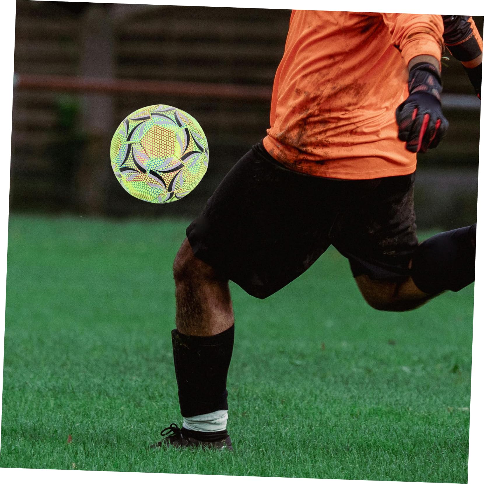 Toddmomy Pelota de Fútbol de Entrenamiento para Jóvenes y Adultos Fútbol Luminiscente para y Entrenamiento Interiores y Exteriores