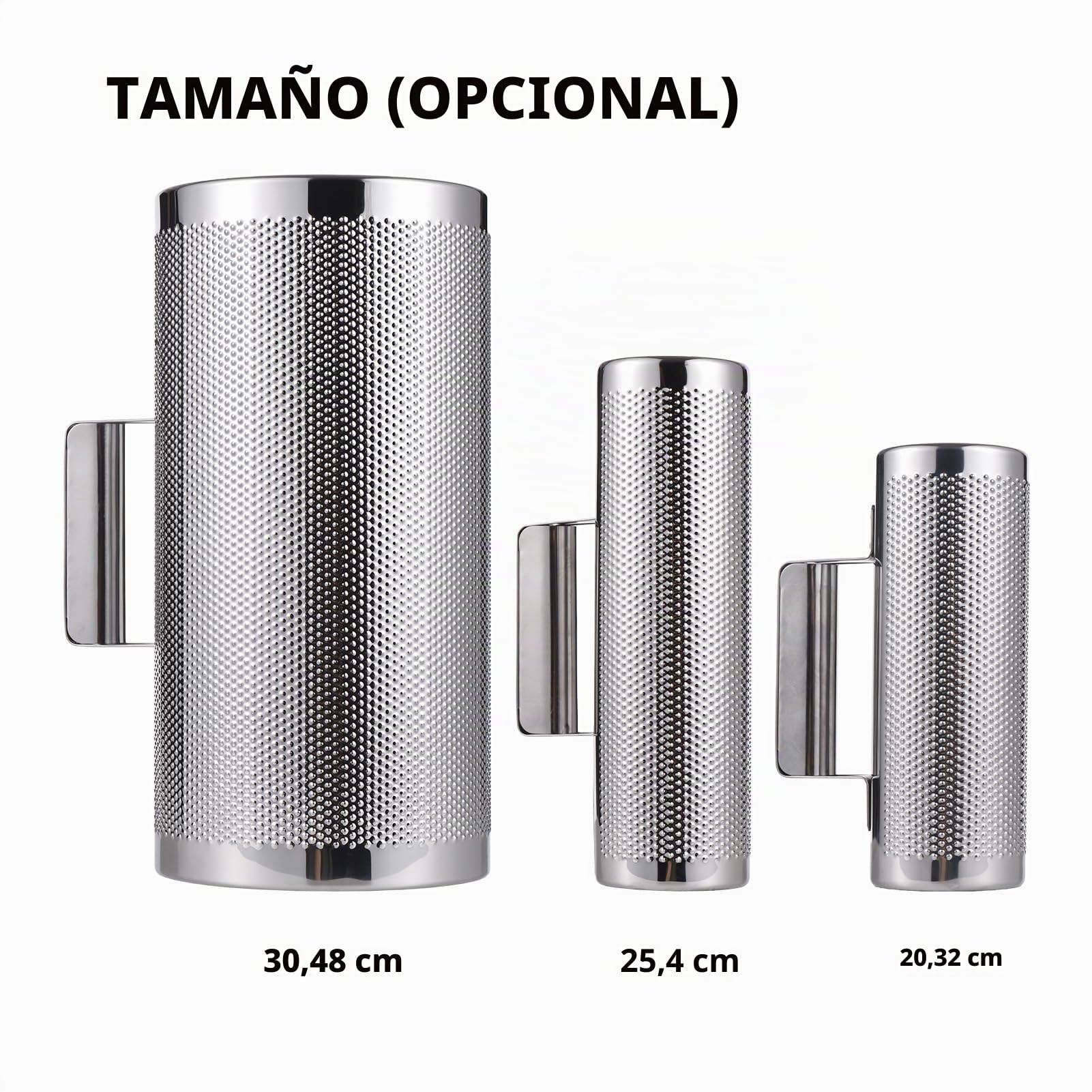 Chaker de acero inoxidable de 12 pulgadas, agitador de percusión de metal profesional con raspador, hammer de de banda de banda herramienta de instrumentos musicales para (8 pulgadas)