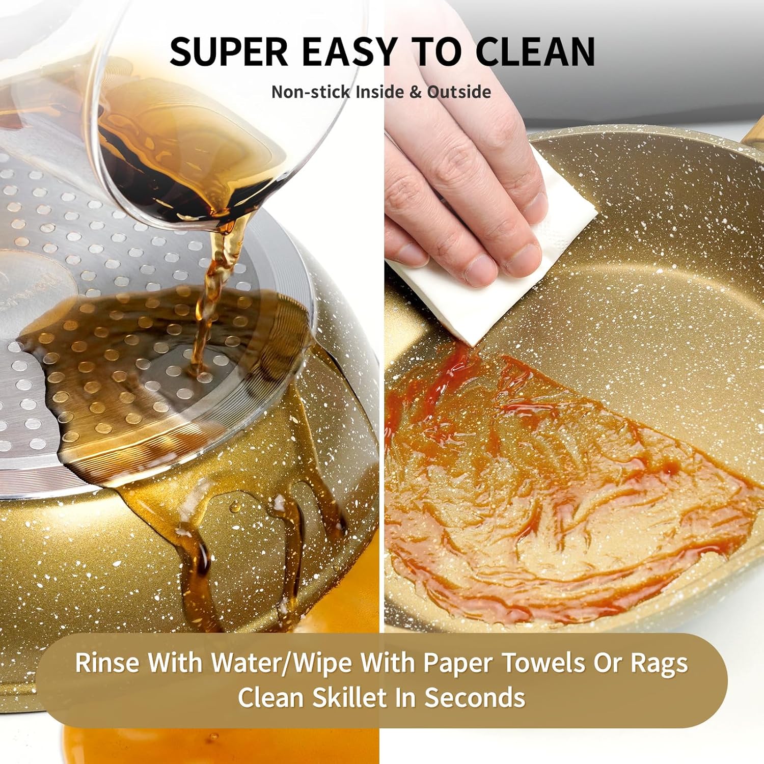 Effortless Cleanup with Innerwell Fry Pan