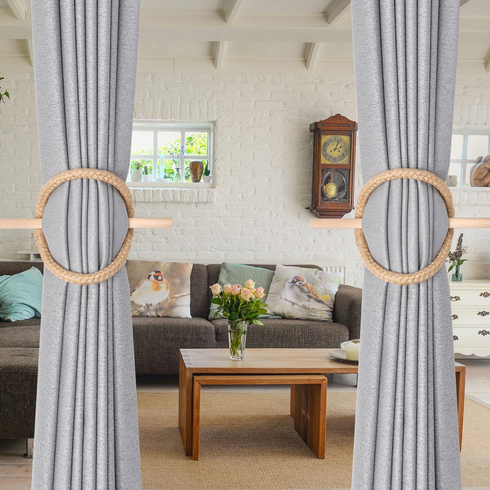 Pretty Jolly Confezione Da 4 Fermatende In Corda Di Cotone Naturale