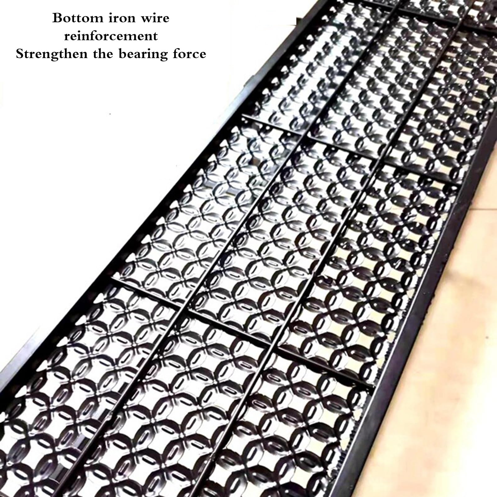 Mensola per Piante da Parete – Portavasi da Balcone per Interni/Esterni, Organizer Decorativo da Parete per Casa E Giardino, Supporto per Fioriera con Griglia in Metallo(50 * 30 * 12cm)