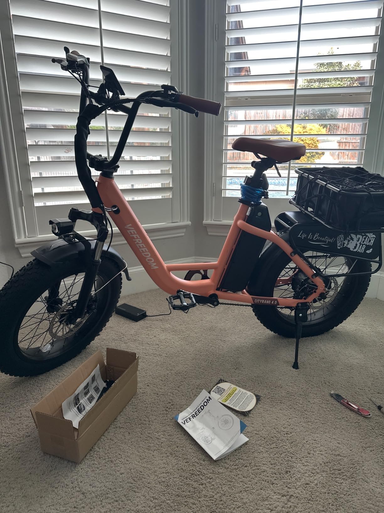 EUY Electric Bike for Adults with Peak 1500W Motor, 48V 20Ah Removable Battery Fast Ebike,Max 70Miles & 30MPH,20" x4.0 Fat Tire Commuting Electric Mountain Bike,7-Speed, Step-Thru Bicycle photo review