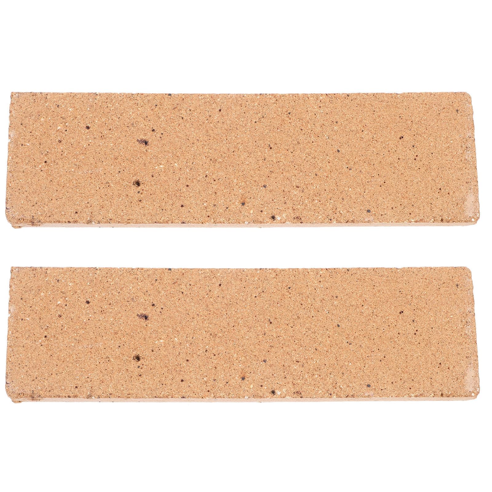 Ciieeo Mattoni Refrattari 2 Pezzi Resistenti alle Alte Temperature in Argilla Facili da Installare per Stufa e Cucina per Ambienti Industriali e Domestici